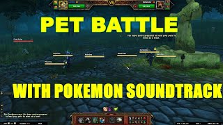 WoW Pet Battle With Trainer / Tamer, With Pokemon Soundtrack Addons - MOP Helios Server Twinstar