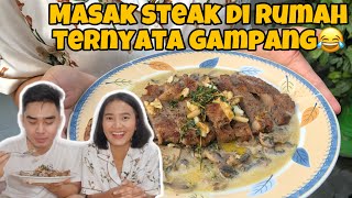 Masak Steak di Rumah | Ala William Gozali | Arvhie & Jesi