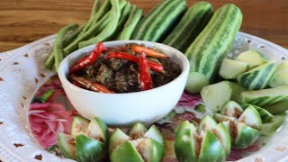 របៀបបុកកន្ទុយហេស | Khmer Food | Asian Food.|Sieng Sokea Cooking