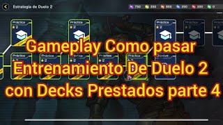 Master Duel : Gameplay Como pasar Entrenamiento De Duelo 2 con Decks Prestados parte 4