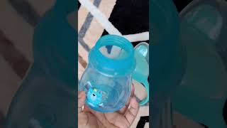 Heya! let's unboxing ✨️ product with meesho 1st steps sipper bottle 🍼 #baby #treanding #shorts