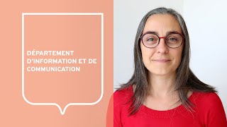 Ariane Bélanger Gravel, professeure au Département d'information et de communication