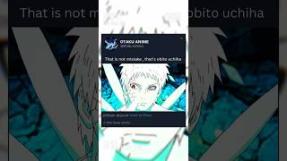 that's not mistake, that's Obito uchiha #anime #naruto #shorts #viralvideo