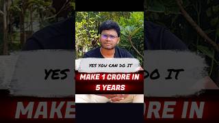 1 crore in 5 Years SIP strategy #shorts #youtubeshorts #money #crorepati