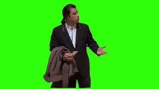 John Travolta Confused MEME - Green Screen Chroma