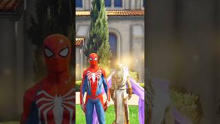 GTA V: Spider-Man ko BaBa Ji Ne Diya Unlimited Gold 🤯 | Iron-Man Help ☺ | #short #gta5