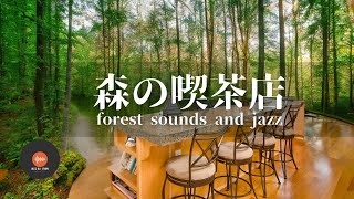 Ambient sounds + JAZZ Gentle forest coffee shop Relaxing work/study CAFE MUSIC - BGM for work