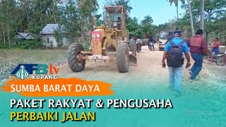 Paket Rakyat & Pengusaha Perbaiki Jalan Rusak Sepanjang 40 KM