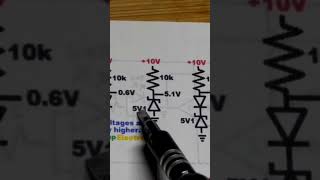 6th How Diode Voltages Affect Circuit Fragments #diy #electroniccomponent #electronic