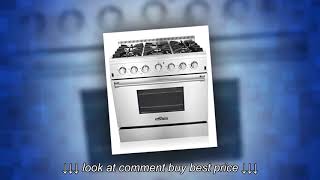 Thor Kitchen HRG3618U 36 Freestanding Professional Style Gas Range with 5 2 Cu  Ft  Oven, 6 Burners