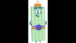 Use the official numberblock 42 numberblock 70