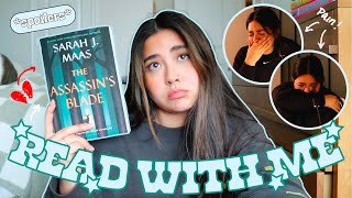 ASSASSIN'S BLADE READING VLOG 💔😭 *spoilers* + review (read TOG series with me pt 3)