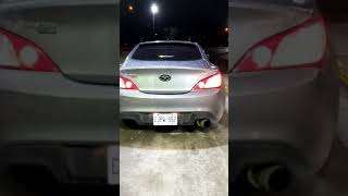 2012 Genesis Coupe 2.0t ISR Single Exit and Uniqperformance Catless Downpipe