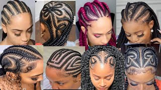 classic stitch braids hairstyles||latest hairstyle for African women||stitch/ Cornrows hairstyle.