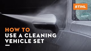 STIHL vehicle cleaning set | How to use it | Instruction