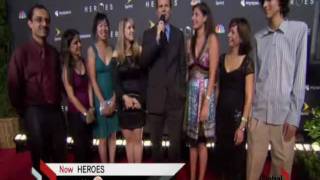 Jack Coleman with "Heroes" fans