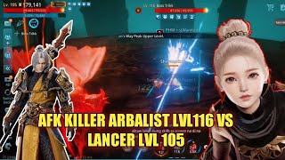 AFK KILLER ARBALIST LVL116 VS LANCER LVL105 | MAGIC SQUARE MIR4 #mir4 #mir4philippines