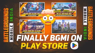 Finally Bgmi On Playstore 😳🤯❤️‍🩹 #viral