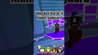 Getting Shiny Igros In Anime Vanguard Super Luck #roblox #shorts