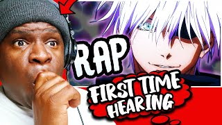 GOJO RAP | "Running in Blind" | RUSTAGE ft. McGwire [JJK] - REACTION