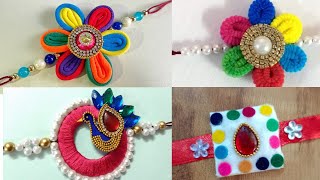 घर पर राखी बनाने का आसान तरीका/DIY Rakhi making at home/How to make rakhi at home/Best out of waste