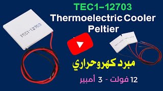 Reviewing of TEC1 12703 Thermoelectric Cooler Peltier مبرد كهروحراري _UPDATED 2022