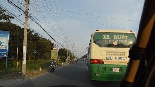 Front Seat In A Passenger Van In Vietnam