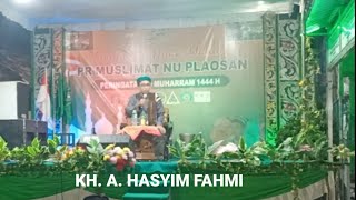 Pengajian KH. A. HASYIM FAHMI dalam rangka Santunan anak Yatim 10 Muharram PR MUSLIMAT NU Plaosan