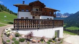 Una terrazza sulle Odle dal Gostnerhof