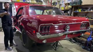 Ford Mustang 1968 no exhaust sound