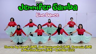 Jennifer Samba Line Dance - Choreo Dwi K, Liswati, Theresia, Minitha - by Melody LD Gombong