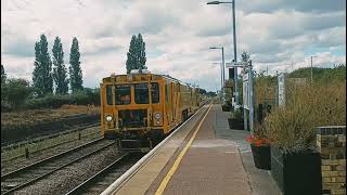 Multi Purpose Stoneblower heading through Whittlesea to Ely Reception Sidings.