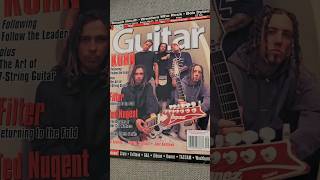 #1999 #korn #guitar #magazine #magazinecover #numetal #smashmouth #allstar #munky #ibanez #7string