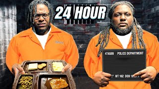 Surviving 24 Hours Eating Jail Food!