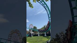 Corkscrew Roller Coaster at Michigan’s Adventure. #corkscrew #rollercoaster #amusementpark #coaster