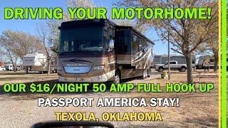 RV LIFE | DRIVING MOTORHOME THROUGH TOLLS AND TRUCK STOPS | IS PASSPORT AMERICA WORTH IT? | EP148