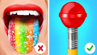 COOL WAYS TO SNEAK CANDIES || Funny Food Hacks And Tricks By 123 GO!LIVE