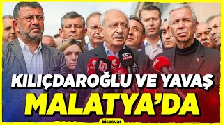 Kılıçdaroğlu ve Yavaş Deprem Bölgesi MALATYA'DA - Son Dakika Haberleri