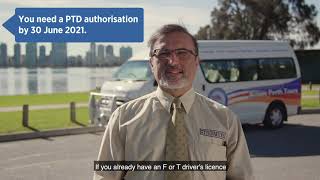 Learn about passenger transport driver authorisations