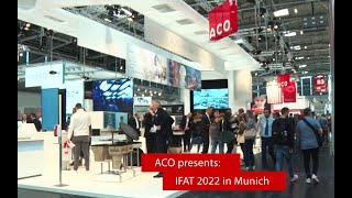 ACO auf der IFAT 2022 | Messe Impressionen