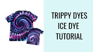 Ice Dye Using 5 Colors | Blue Lightning Tie Dye Kit | Ceej De Villa | Trippy Dyes