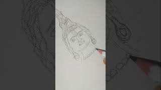 jai Shri Ram  🙏🙂 Ram sketch part 1#short video #preeti Arts🙏🙏