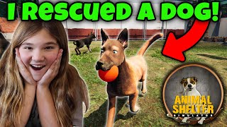 I Rescued A Dog! Animal Shelter Simulator!