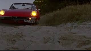 France movie mini stuck car scene