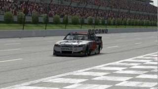 2011 NASCAR iRacing Pro Series Win at Pocono - Jon Adams