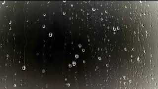 Rain Drop on Glass _ Black screen background template_new trending template