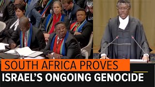 South African lawyer's incredible speech accusing Israel of Genǿcide at ICJ