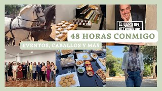 VLOG: CARRUAJES de TRADICIÓN, EVENTO EMPRESARIAL, CLUB de LECTURA, compra MERCADONA 👩🏼‍💻🐴🌿Laura Raya