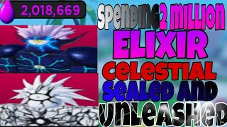 Spending 2 MILLION ELIXIR On CELESTIAL Sealed And Unleashed In Ultimate Tower Defense