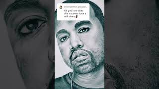 Thank you 💜 🏴󠁧󠁢󠁳󠁣󠁴󠁿 #art #drawing #realism #kanyewest #ye #rap #hiphop #fanart #millionviews